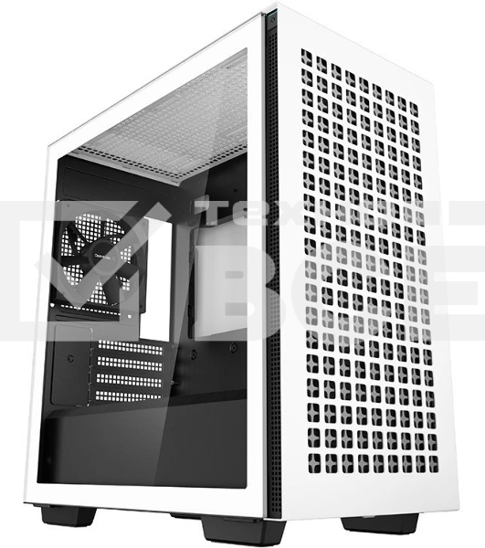 Компьютерный корпус Deepcool CH370 белый без БП mATX 1x120мм 1xUSB 2.0 1xUSB 3.0 audio bott PSU