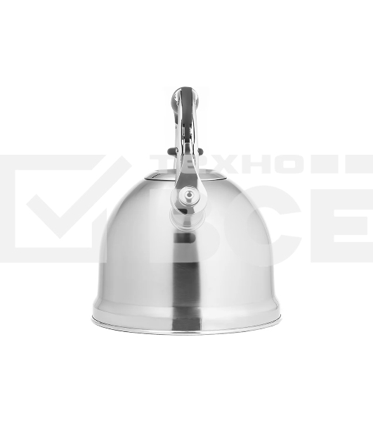 Чайник для плиты LARA LR00-75 (Зеркальный) 3.3л индукц. капс. дно, свисток с кноп. механизмом