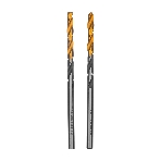 Сверло спиральное по металлу Denzel 3,5 x 70 мм, Р6М5, Golden Tip, 2 шт., фото 1