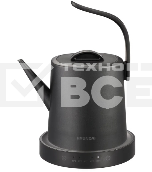 Чайник электрический Hyundai HYK-S5503 1л. 1200Вт титан/титановый корпус: металл