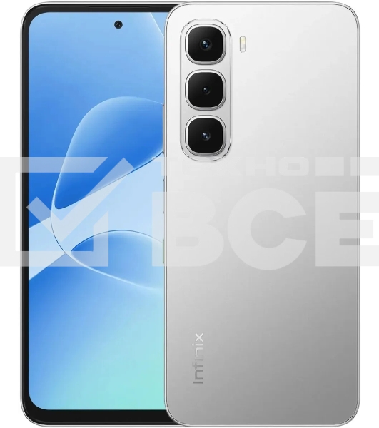 Смартфон Infinix X6728 HOT 60i 8/256Gb серебристый титан