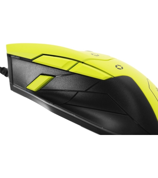 Мышь проводная A4Tech Bloody W70 Max желтый/черный, 10000 dpi, USB, кнопки - 9