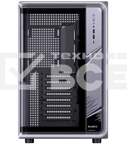 Корпус Jonsbo Jonsplus BO400CG, Midi-Tower, серый