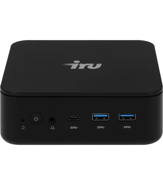 Неттоп IRU Planio 325 Ryzen 5 3500U (2.1) 16Gb SSD512Gb Vega 8 Windows 11 Pro GbitEth WiFi BT 65W черный (RUS) (2180269)
