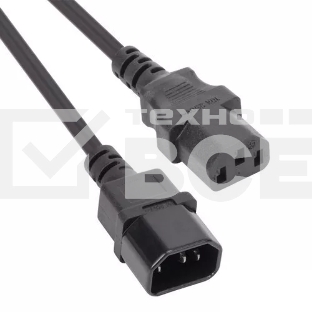Кабель монитор - компьютер 220V (UPS -> устройство) VCOM 3G*0.5mm (CE001-CU)1.8м