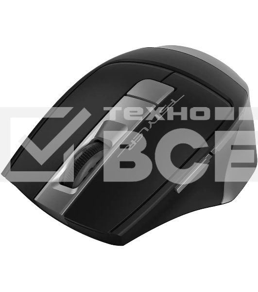Мышь беспроводная A4Tech Fstyler FG35S серый/черный, 2000 dpi, радиоканал, USB, кнопки - 5