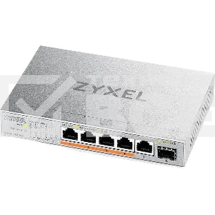 Коммутатор Zyxel XMG-105HP-EU0101F (L2) 5x2.5Гбит/с 1SFP+ 4PoE++ 70W неуправляемый