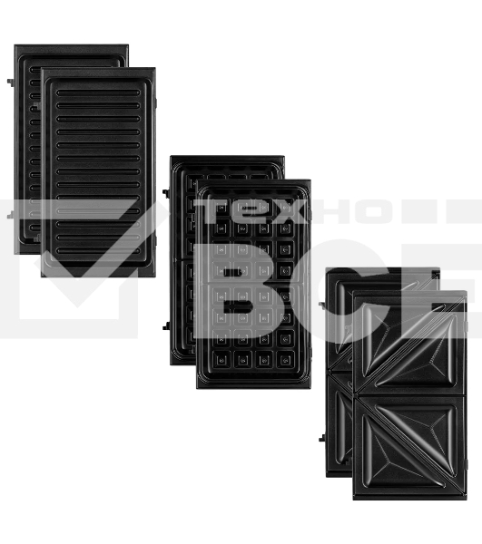 Вафельница Kitfort КТ-1660 700Вт черный