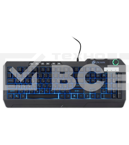 Клавиатура Oklick 715G (1680657) проводная, USB, черный