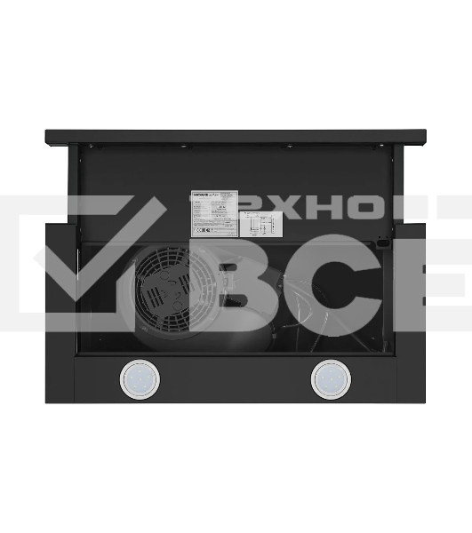 Кухонная вытяжка HOMSair FLAT 60 Glass черный