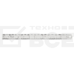 Линейка Silwerhof 160166 сталь нержавеющая дл. 30 см двухсторонняя шкала, фото2