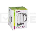 Чайник электрический HOMESTAR HS-1005 2,3 л, 1800 Вт, нержавейка, серый, фото3