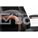Кресло руководителя Бюрократ T-9925WALNUT/BLACK черный, кожа, крестовина дерево, фото25