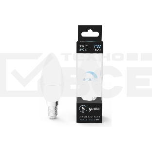 Лампа светодиодная Gauss Led Candle-dim E14 7Вт 4100К диммируемая