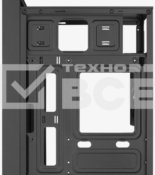 Компьютерный корпус MiniTower Aerocool/Formula CS-109-S-BK-v1 (mATX, USB3x1, USB2x2, 120мм fan,без БП) (4711099472390)
