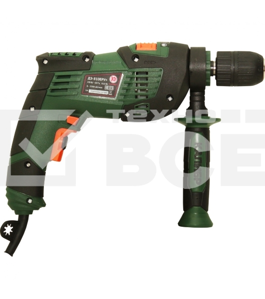 Дрель КАЛИБР ДЭ- 810ЕРУ+ 810Вт БЗП 13мм 0-2600об/мин рев удар