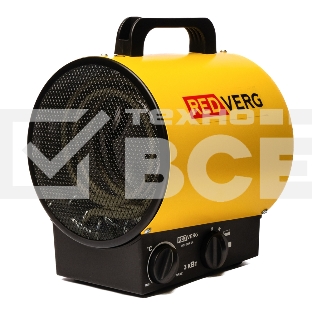 Тепловая пушка электрическая RedVerg RD-EHR3A желтый/черный