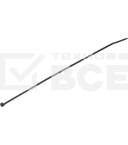 Хомут-стяжка кабельная нейлоновая Rexant 200 x2,5 мм, черная, упаковка 100 шт.