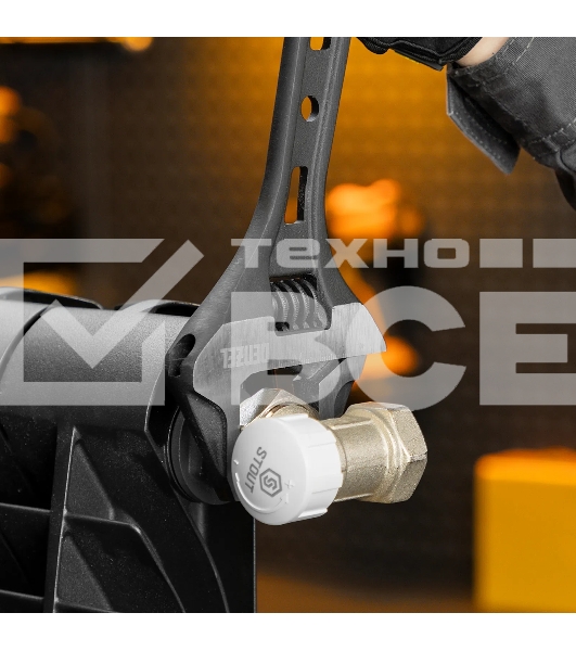 Ключ разводной Denzel 300 мм, CrV, кованый