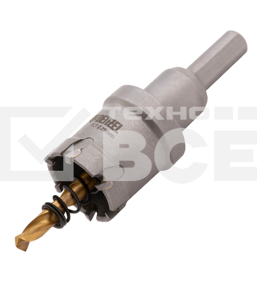 Коронка по металлу Denzel твердосплавная, 29 мм