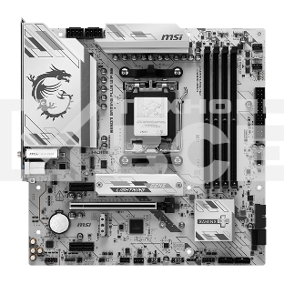 Материнская плата MSI B850M GAMING PLUS WIFI6E, AM5, AMD B850, 4xDDR5, 4xSATA, 2xM.2, 1xPCIe 4.0 x16, 2xPCIe x1, 1xDP, 1xHDMI, 1x2.5Gb LAN, Wi-Fi 6E, Bluetooth 5.3, 4xUSB-A 5Gbps, 3xUSB-A 10Gbps, 1xUSB-C 10Gbps, 3x3.5 мм, 7.1, mATX