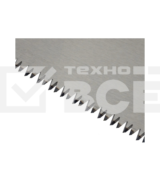 Ножовка по дереву Denzel 400 мм, 11 TPI, зуб 3D, двухкомпонентная рукоятка