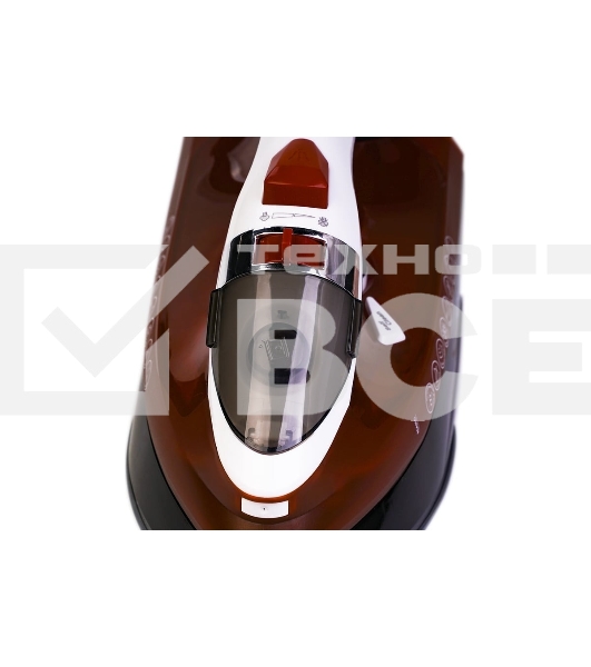 Утюг Galaxy GL 6131, оранжевый, паровой, 2500 Вт, подача пара до 50 г/мин, паровой удар до 230 г/мин, функции: автоотключение, самоочистка, антикапля, антинакипь, функция увлажнения, вертикальное отпаривание, керамическое покрытие подошвы, защита от перегрева, индикатор нагрева, резервуар для воды 370 мл