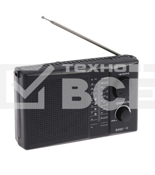 Радиоприемник ЭФИР 12 FM 64-108МГц, бат. 2*R20, 220V