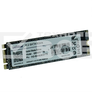 Накопитель SSD Indilinx IND-S3N80S 1ТБ, M.2 2280, SATA III, M.2, R/W 520/470