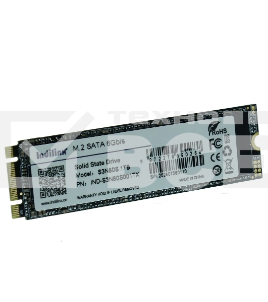 Накопитель SSD Indilinx IND-S3N80S 1ТБ, M.2 2280, SATA III, M.2, R/W 520/470