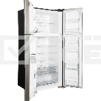 Холодильник Hitachi R-W660PUC7X GC шампань стекло двухкамерный 396/144л морозилка сверху, No Frost, Side by Side, фото2