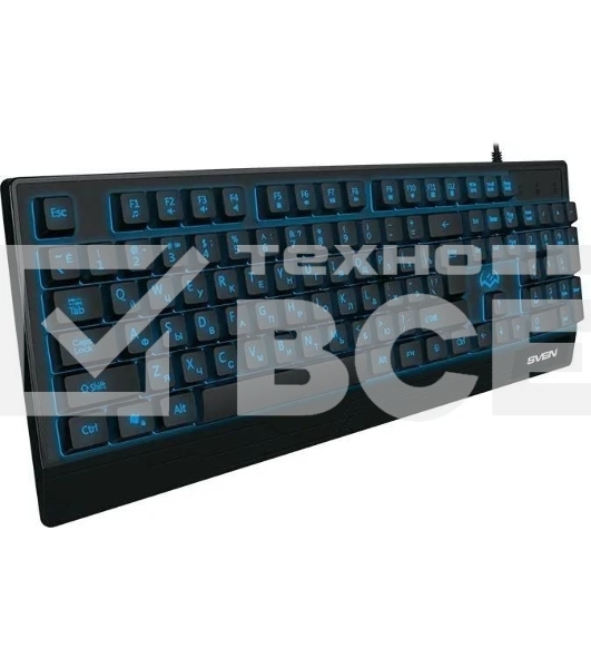 Клавиатура Sven KB-G8300 проводная, USB Type-A, чёрный