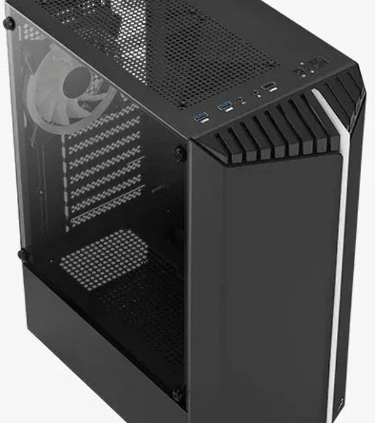 Корпус ATX AeroCool Bionic-G-BK-v2 4710562758672 черный, без БП, 2*USB 3.0, USB 2.0, HD Audio