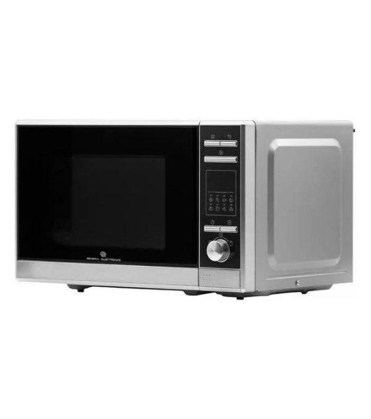 Микроволновая печь General Electronics GE DG420S атласное серебро, 20 л, 700 Вт, переключатели - сенсор, кнопки, поворотный механизм