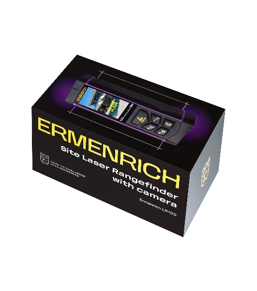 Рулетка Ermenrich 84652 лазерная PRO LR100, с камерой