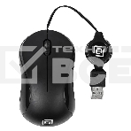 Мышь проводная Oklick 115SR черный, 1000 dpi, USB, кнопки - 3, фото3