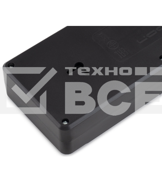 Сетевой фильтр Ippon BK-8-EU-3-16-B 3м (8 розеток) черный (коробка)