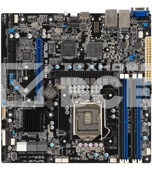 Материнская плата серверная ASUS P12R-E, LGA1200, Intel C256, 4xDDR4 (ECC), 8xSATA, 2xM.2, 1xPCIe 4.0 x16, 3xPCIe 4.0 x8, 1xVGA, 1xHDMI, 2x1Gb LAN, 2xUSB-A 10Gbps, 2xUSB-A 5Gbps, ATX
