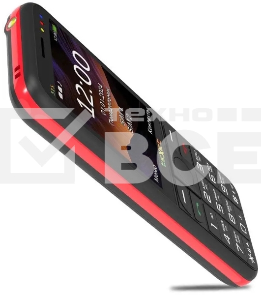 Мобильный телефон TeXet TM-315 черный-красный