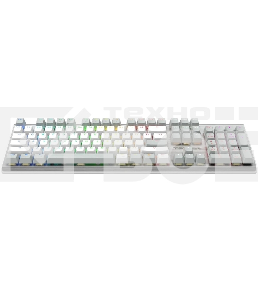Клавиатура A4Tech Fstyler FS100 Neon проводная, USB, серый/белый