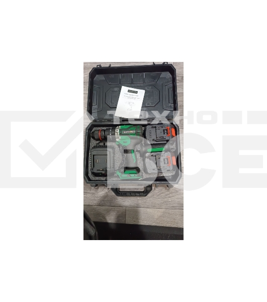 Дрель-шуруповерт Zitrek Green Impact 063-4046, Аккумуляторная, 18В, 2 АКБ, Ударная, Кейс
