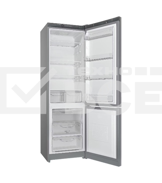 Холодильник Indesit DS 3200 G серебристый двухкамерный 252/87л морозилка снизу