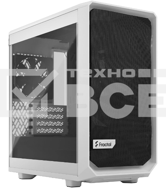 Компьютерный корпус Fractal Design Meshify 2 Mini белый TG Clear Tint/FD-C-MES2M-02