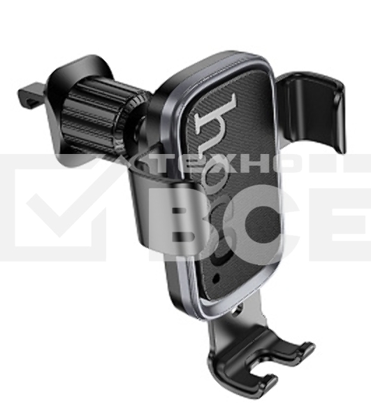 Автомобильный держатель HOCO (6942007647908) H80 6.1'-7.0' черный металлик