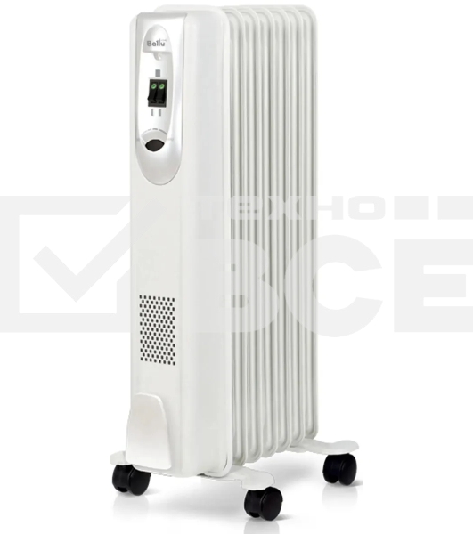 Обогреватель масляный Ballu Comfort BOH/CM-09WDN (9 секций) белый, 2000 Вт, 25 м2, термостат