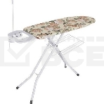 Доска гладильная DOGRULAR КАПИТОЛ белый, чехол с подкладкой из хлопка, подставка под утюг, фото 1