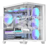 Компьютерный корпус AeroCool/Formula Crystal U2 белый без БП ATX 1xUSB 2.0 1xUSB 3.0 1xUSB3.1 audio bott PSU, фото 1