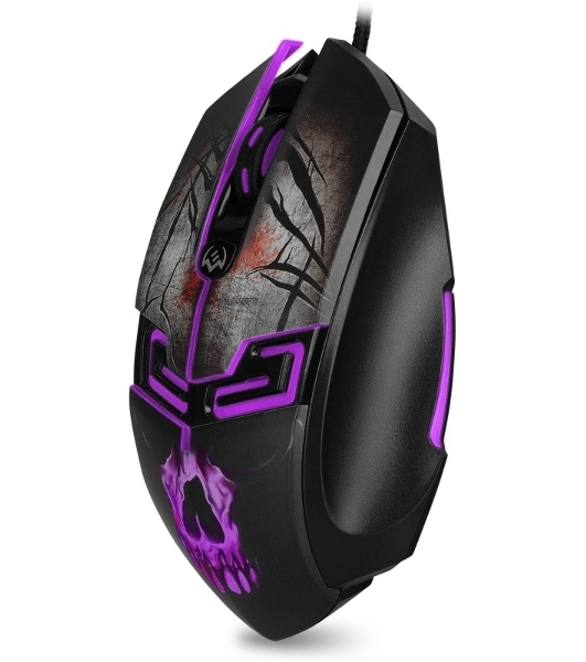 Мышь проводная SVEN RX-G805 черный, 8000 dpi, USB, кнопки - 6