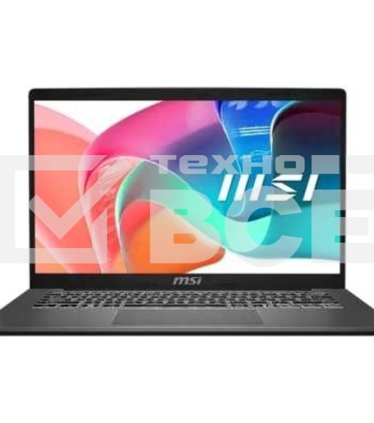 Ноутбук MSI Modern 14 F1MG/14'/IPS/Intel Core 5 120U/16Gb/1Tb SSD/Intel Graphics/DOS/серый/1.5kg
