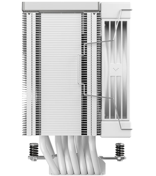 Кулер для процессора DEEPCOOL AK700 DIGITAL WH LGA1851/1700/1200/115X/AM5/AM4 (9шт/кор, TDP 260W, PWM, Fan 120mm, 7 тепл. трубок, Copper Base, белый) RET